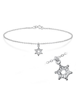 Snowflake Silver Bracelet BRS-195